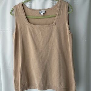 Joan Rivers Beige sweater vest